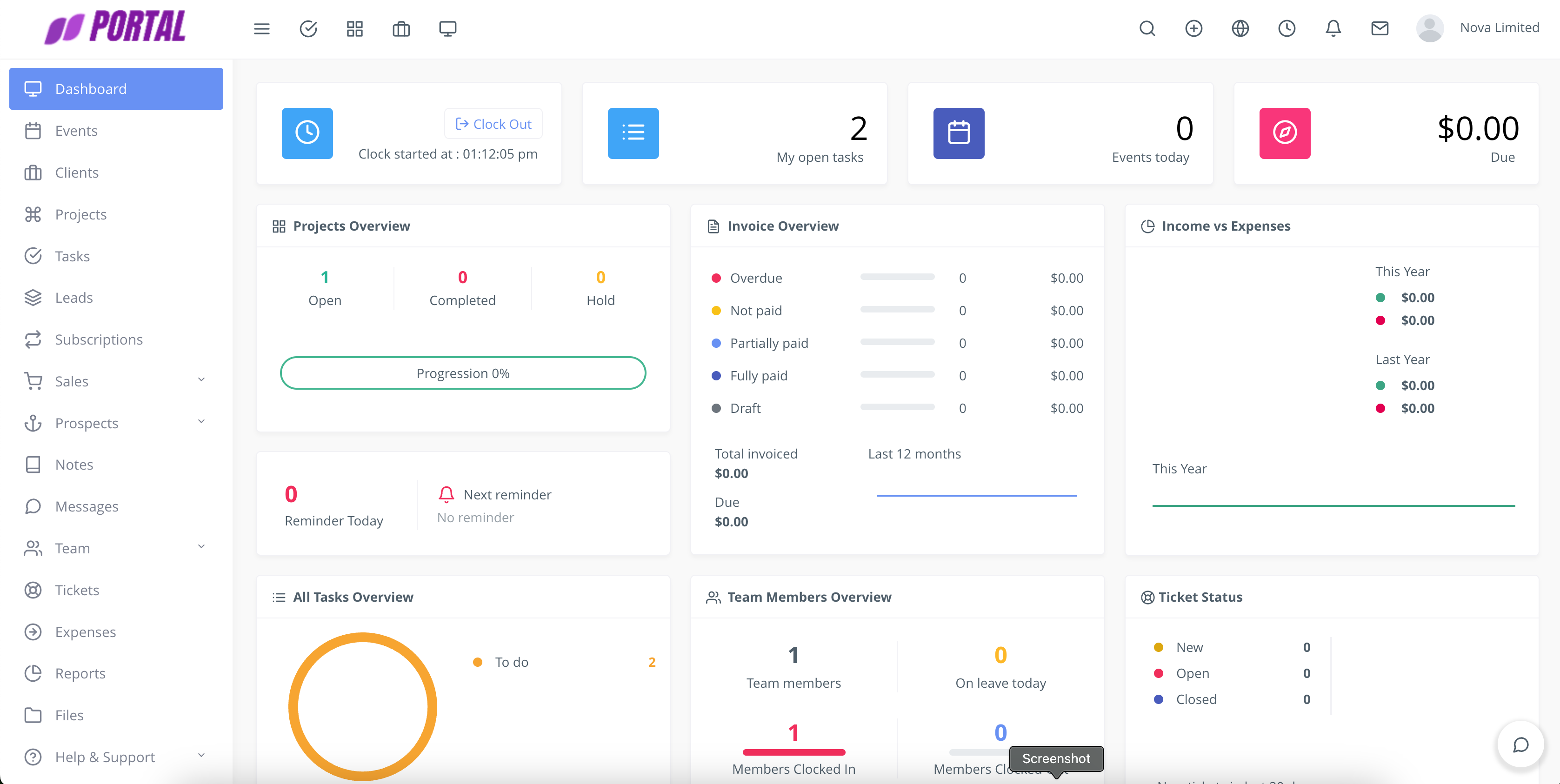 Enterprise CRM System by Nova Limited - Website Developer in Lagos, Nigeria